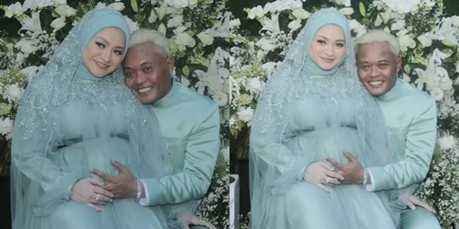 8 Potret Mesra Sule dan Nathalie Holscher di Tasyakuran 7 Bulanan, Sikap dan Penampilan Sule Jadi Sorotan