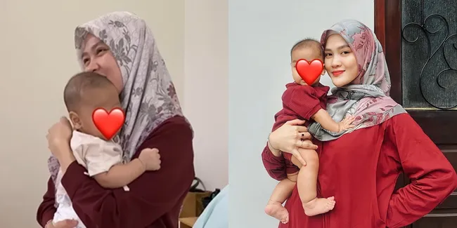 8 Potret Mikail Anak Henny Rahman yang Disebut Mirip Putra Larissa Chou, Wajahnya Masih Dirahasiakan