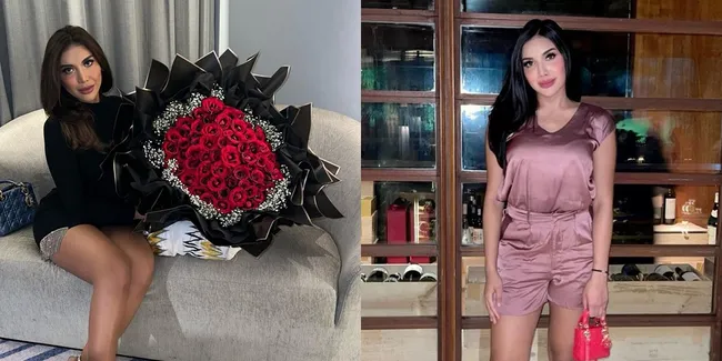 8 Potret Millen Rayakan Anniversary Sendirian, Pamer Buket Bunga Mawar Merah yang Indah - Netizen Penasaran Sosok Kekasihnya