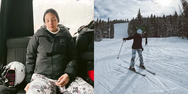 8 Potret Momen Anya Geraldine Main Ski di Colorado, Menikmati Keseruan Bersama Pacar Gantengnya - Disebut Serasi dan Didoakan Segera ke Pelaminan