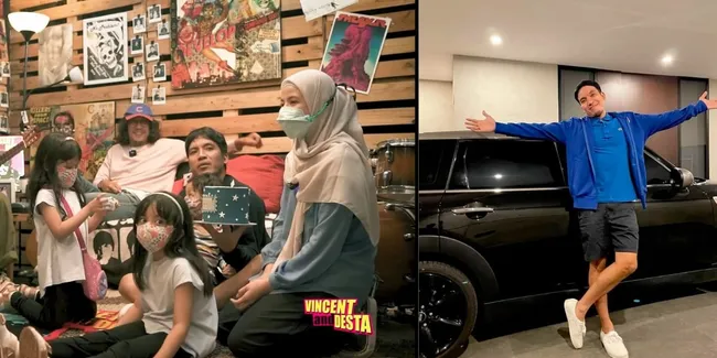 8 Potret Momen Desta Ulang Tahun Kembali Jadi Sorotan, Anak Pertama Doakan Semoga Sholat Lagi