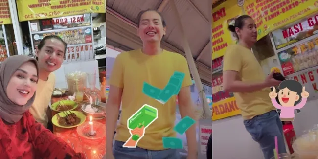 8 Potret Momen Kencan Cut Meyriska dan Roger Danuarta, Romantis Meski Sederhana Makan Berdua di Pujasera - Sempat Malu Karena Lupa Bawa Uang