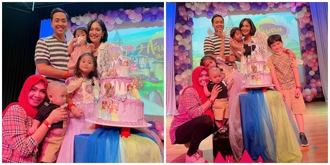 8 Potret Momen Ultah Ansara Putri Caca Tengker, Rafathar & Rayyanza Ikutan Datang!