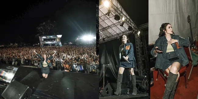 8 Potret Momo Geisha Manggung Lagi, Bersyukur Diterima Kembali - Chic dengan Baju Sponsor dari Ibu Mertua