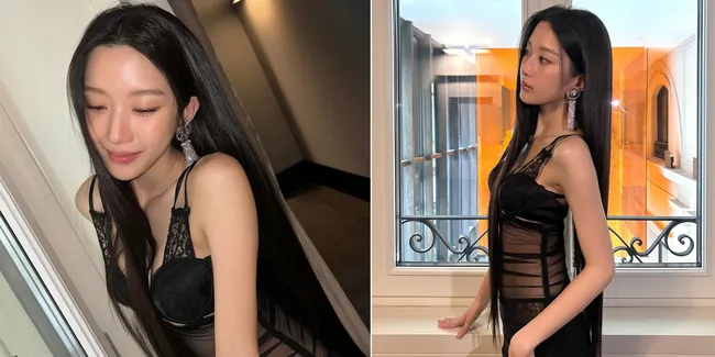 8 Potret Moon Ga Young Pakai Dress Transparan Saat Hadiri Fashion Show Dolce & Gabbana di Milan Fashion Week