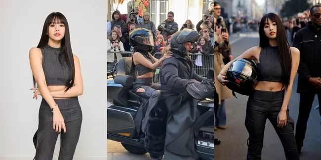 8 Potret Natty KISS OF LIFE di Paris Fashion Week, Curi Perhatian datang Naik Moge - Pancarkan Aura Girl Crush