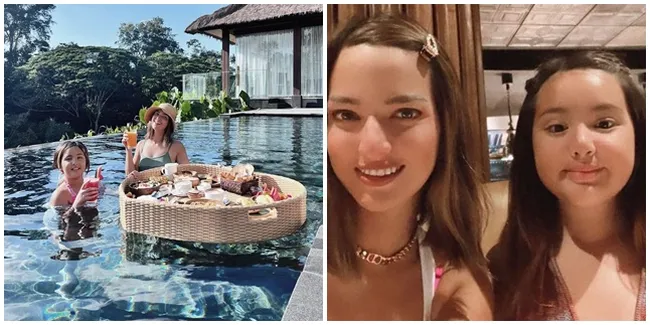 8 Potret Nia Ramadhani bareng Mikhayla yang Lebih Mirip Kakak Adik Ketimbang Ibu dan Anak