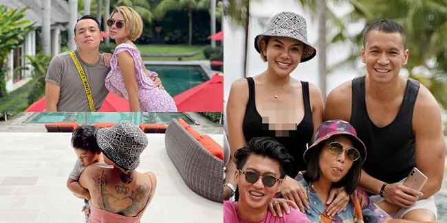 8 Potret Nikita Mirzani Liburan ke Bali, Pakai Baju Kembar Sama Mantan Pacar - Pamer Body Goals Tanpa Bra