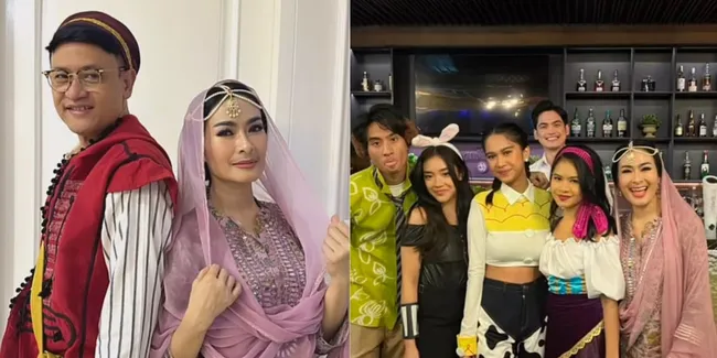 8 Potret Penampilan Iis Dahlia di Ulang Tahun Azizah Salsha, Cosplay Jadi Princess Jasmine 