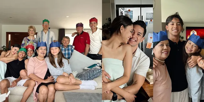 8 Potret Perayaan Natal Nana Mirdad dan Andrew White, Bahagia Kumpul dengan Keluarga Besar