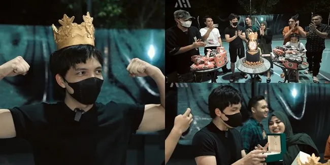 8 Potret Perayaan Ulang Tahun Atta Halilintar, Aurel Hermansyah Beri Kejutan Manis - Dapat Jam Tangan Mewah Dari Ashanty