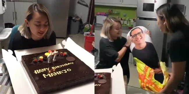 8 Potret Perayaan Ulang Tahun Joanna Alexandra ke-35, Dapat Surprise dari Anak-anak - Terharu Terima Kado Bantal Bergambar Wajah Raditya Oloan