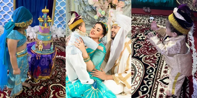 8 Potret Perayaan Ulang Tahun ke-1 Baby Isa Anak Tasya Farasya, Mewah Bertema Timur Tengah - Bikin Gemas Meski Wajah Masih Disembunyikan