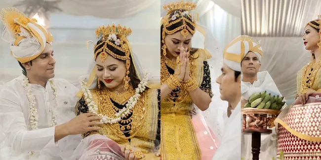 8 Potret Pernikahan Aktor Bollywood Randeep Hooda, Lepas Masa Lajang di Usia 47 Tahun - Pesta Sederhana dengan Adat Manipur