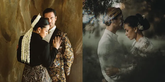 8 Potret Prewedding Adinia Wirasti dan Michael Wahr yang Baru Terungkap, Indonesia Banget dengan Untaian Melati dan Busana Batik 