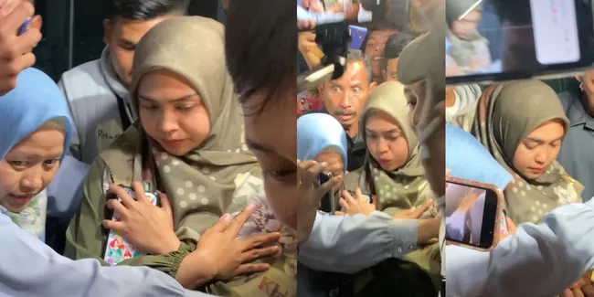 8 Potret Ria Ricis Tertunduk Tak Mau Jawab Soal Gugatan Perceraiannya Kepada Teuku Ryan, Langsung Masuk Mobil
