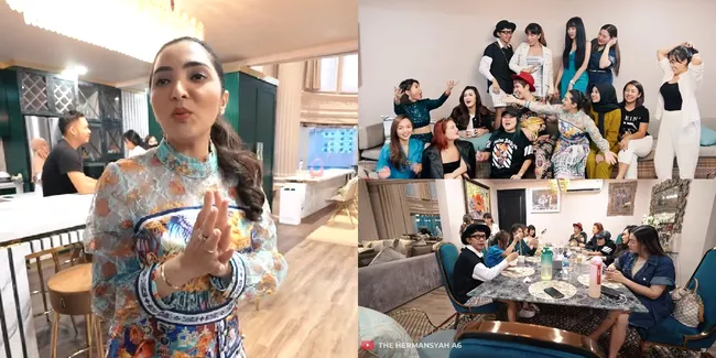 8 Potret Selebriti di Open House Istana Cinere Ashanty, Ada Aming hingga Nafa Urbach - Momen Lucinta Luna Goda Azriel dan Atta Jadi Sorotan