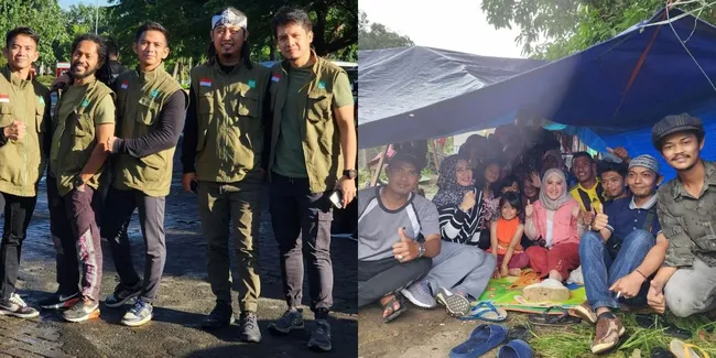 8 Potret Selebriti yang Jadi Relawan Untuk Bantu Korban Gempa Cianjur