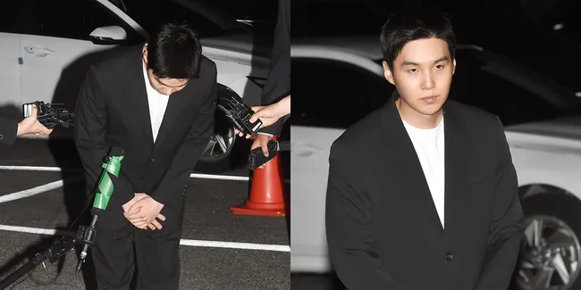 8 Potret Suga BTS Saat Tiba di Kantor Polisi Untuk Investigasi Kasus Drunk Driving, Tunjukkan Penyesalan Mendalam