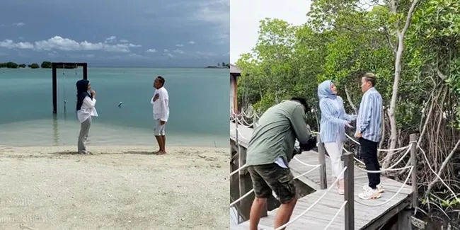8 Potret Sule dan Nathalie Holscher Liburan ke Pulau Seribu, Tampil Mesra untuk Syuting Video Klip