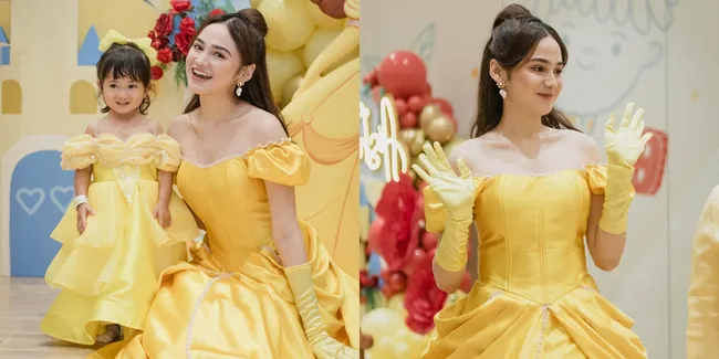 8 Potret Syifa Hadju di Acara Ulang Tahun Anak Kesha Ratuliu, Cosplay Princess dengan Kecantikan Unreal
