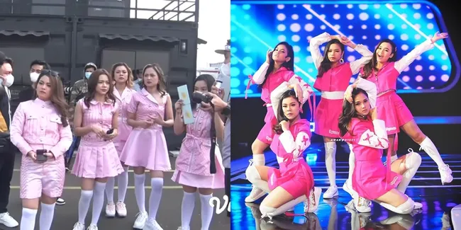 8 Potret Syuting Video Klip Single Perdana Byoode, Dance ala Girl Band Korea - Naik Helikopter 
