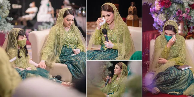 8 Potret Tangis Haru Ashanty dan Arsy di Acara Pengajian Pra Nikah Aurel Hermansyah