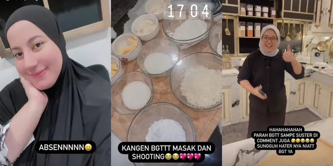 8 Potret Tasyi Athasyia Pasca Gelar Konferensi Pers, Kembali Bikin Konten Masak - Tunjukkan Kedekatan dengan Karyawan