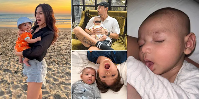 8 Potret Terbaru Baby Don Verhaag Putra Kedua Jessica Iskandar yang Makin Ganteng dan Mirip Papanya