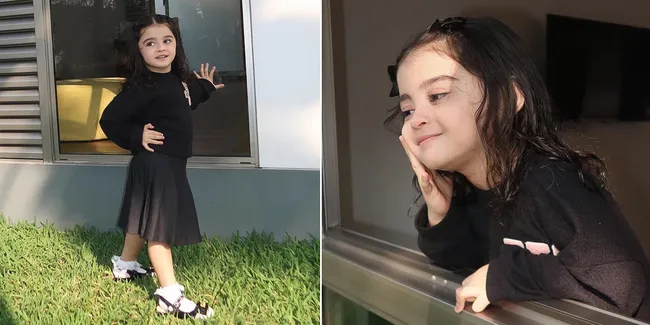 8 Potret Terbaru Guzel Anak Margin - Ali Syakieb, Sudah Cantik dan Estetik Sejak Dini