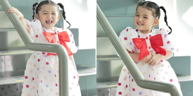 8 Potret Thania Anak Bungsu Ruben Onsu dan Sarwendah yang Kini Sudah Tumbuh Besar, Makin Cantik dan Gemas - Ekspresif Banget