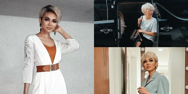 8 Potret Transformasi Rina Nose yang Bikin Pangling, Kini Rambutnya Bondol dan Blonde - Netizen Khawatir Tubuhnya Makin Kurus