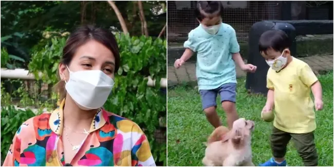 8 Potret Tya Ariestya Bersama Keluarga ke Kebun Binatang, Kenalkan Si Kecil pada Hewan Sejak Dini