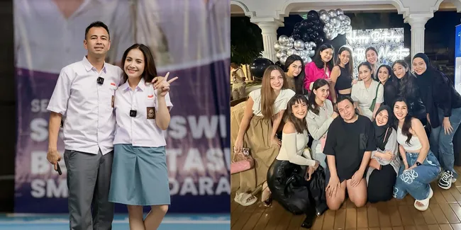 8 Potret Ulang Tahun Nagita Slavina dan Raffi Ahmad yang Dirayakan Berkali-Kali, Dihadiri Lesti hingga Nia Ramadhani - Sempat Berseragam SMA