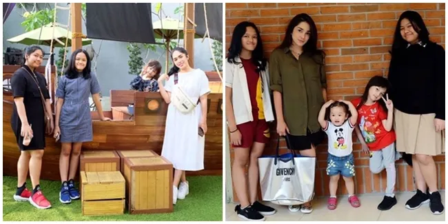 8 Potret Ussy Sulistiawaty Bareng Anak, Kompak & Ceria!
