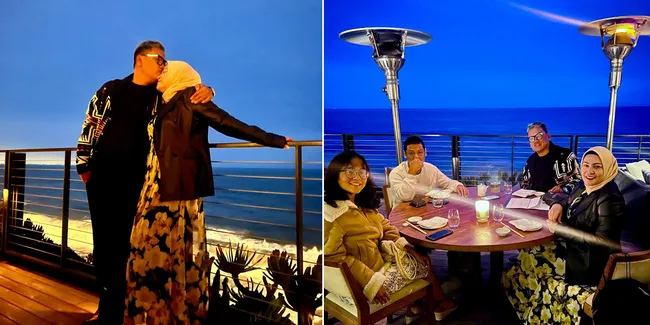 8 Potret Uya Kuya dan Astrid Rayakan Anniversary ke-21 di California Bareng Anak-Anak