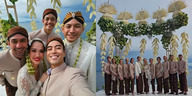 8 Potret Vidi Aldiano Jadi Bride's Man Pernikahan Bunga Citra Lestari dan Tiko Aryawardhana - Netizen: Duta Kondangan Artis!
