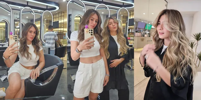 8 Potret Wulan Guritno dan Shalom Razade Kompak Nyalon Bareng, Ibu dan Anak Sama-sama Cantik dengan Rambut Baru Warna Terang