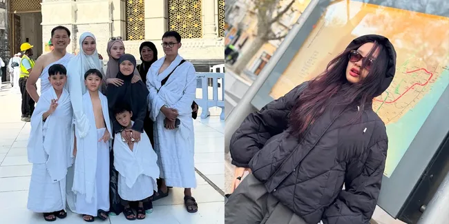 8 Potret Zaskia Adya Mecca dan Keluarga Lanjut ke Portugal Setelah Umrah, Penampilan Sybil Curi Perhatian