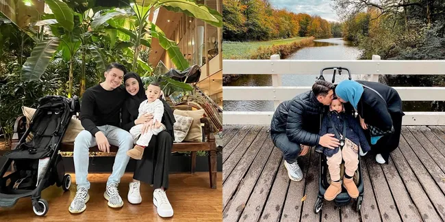 8 Potret Zaskia Sungkar dan Irwansyah Liburan ke Belanda, Ukkasya Bikin Gemas Saat Cium Tangan Bocah Bule - Langsung Senyum Malu-malu