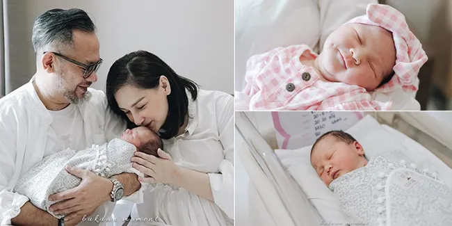 9 Foto Baby Numa, Putri ke-4 Mona Ratuliu & Indra Brasco yang Lahir di Tengah Pandemi