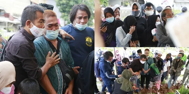 9 Foto Pemakaman Aktor Senior Urip Arphan, Keluarga Ikut Mengantar ke Peristirahatan Terakhir - Diwarnai Isak Tangis