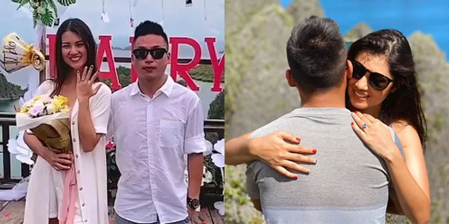 9 Momen Atries Angel Mantan Pacar Chef Juna Dilamar Kekasih di Raja Ampat, Romantis Banget