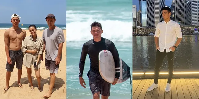 9 Potret Aiden Adik Amanda Rawles yang Ganteng dan Bertubuh Atletis, Jago Surfing Hingga Football