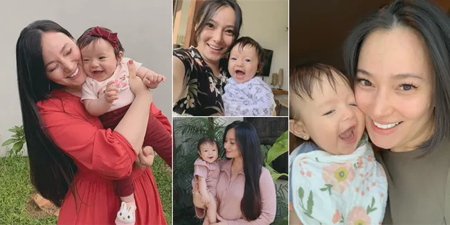9 Potret Asmirandah Saat Gendong Baby Chloe, Hot Mama Cantik Meski Muncul Tanpa Makeup