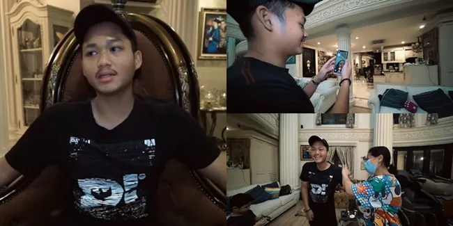 9 Potret Azriel Hermansyah Setelah Dinyatakan Negatif Covid-19, Langsung Kabari Sarah Menzel - Nangis Saat Kumpul Keluarga Lagi