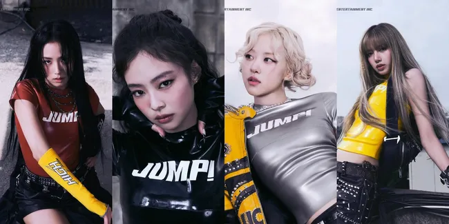 9 Potret BLACKPINK Rilis Foto Teaser Lagu 'JUMP', Visualnya Berani dan Edgy