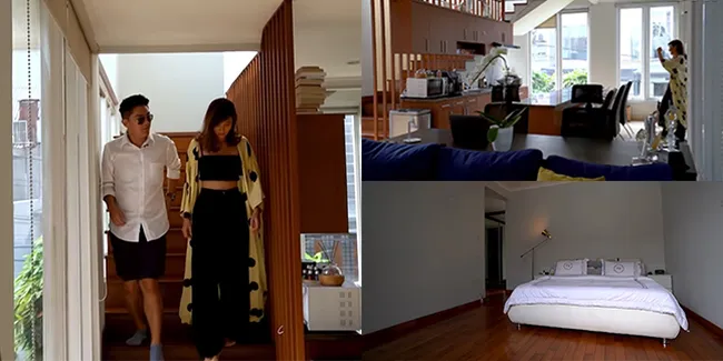 9 Potret Detail Rumah Super Model Patricia Gouw, Bergaya Minimalis - Berlantai Kayu