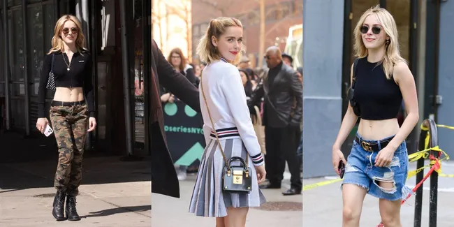 9 Potret Gaya OOTD Kiernan Shipka, Pemain 'TOTALLY KILLER' yang Serba Gen Z