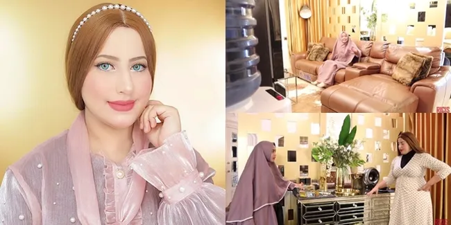 9 Potret Kamar Tidur Tasyi Saudara Kembar Tasya Farasya, Luas Bertema Mirror and Gold